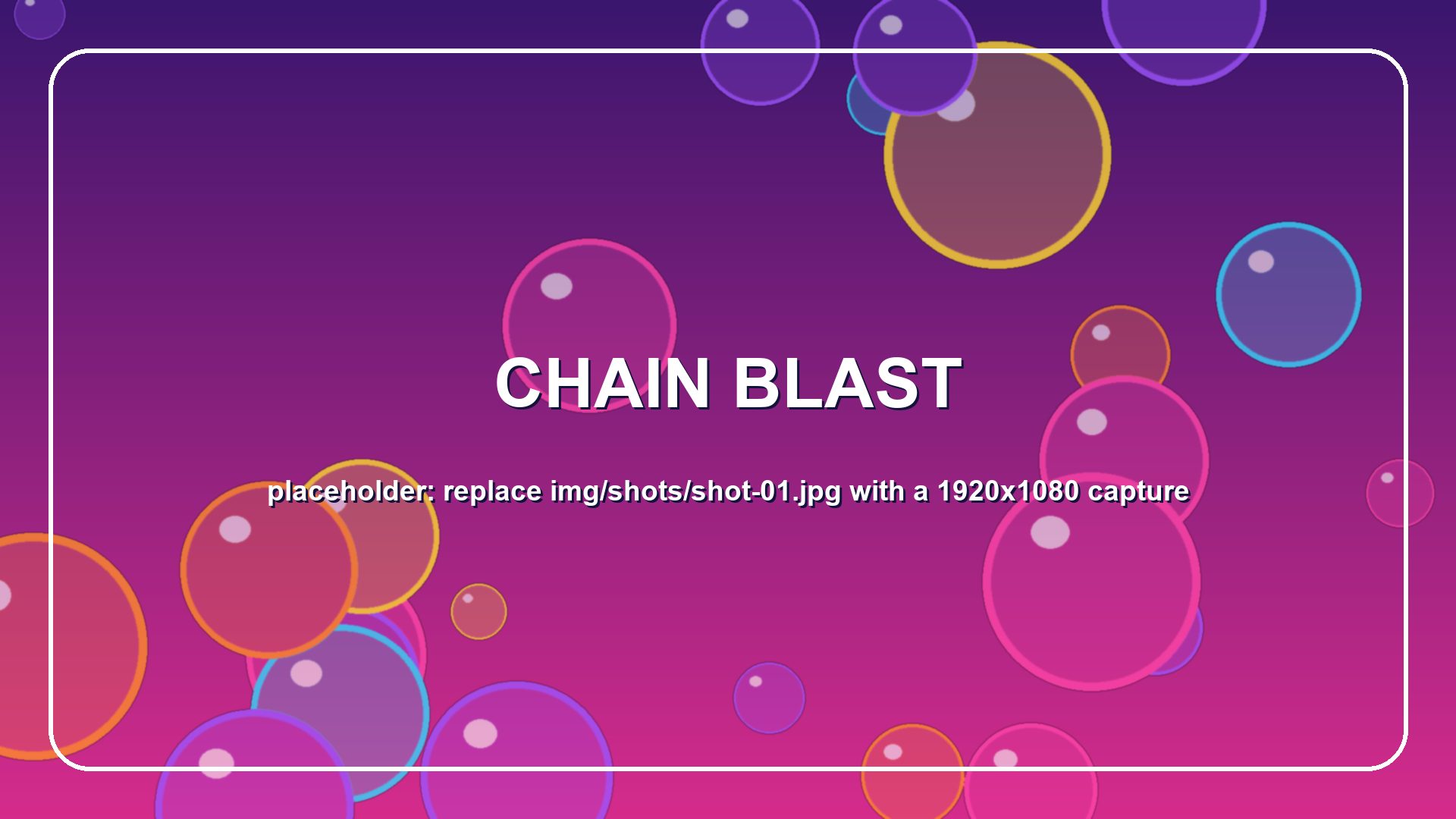 A chain blast going off